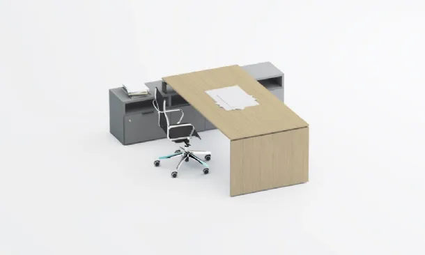 SM2577 Executive Desk by Zalf