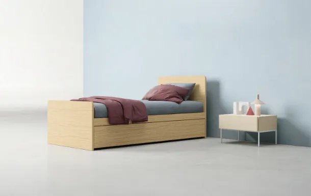 Radius Single Bed by Zalf
