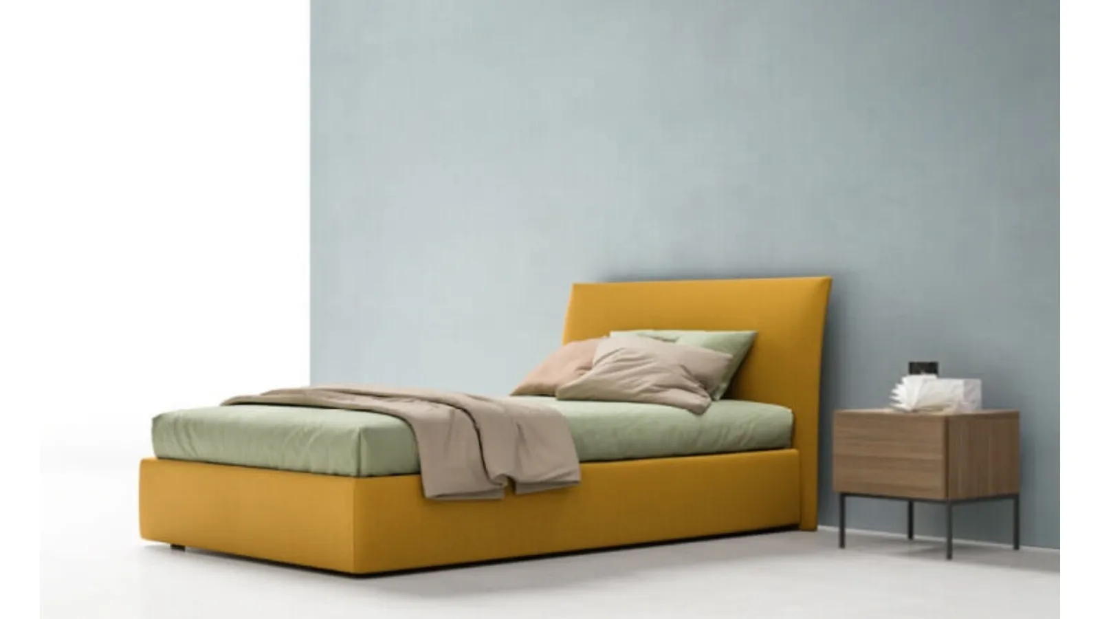 Slim Single Bed by Zalf