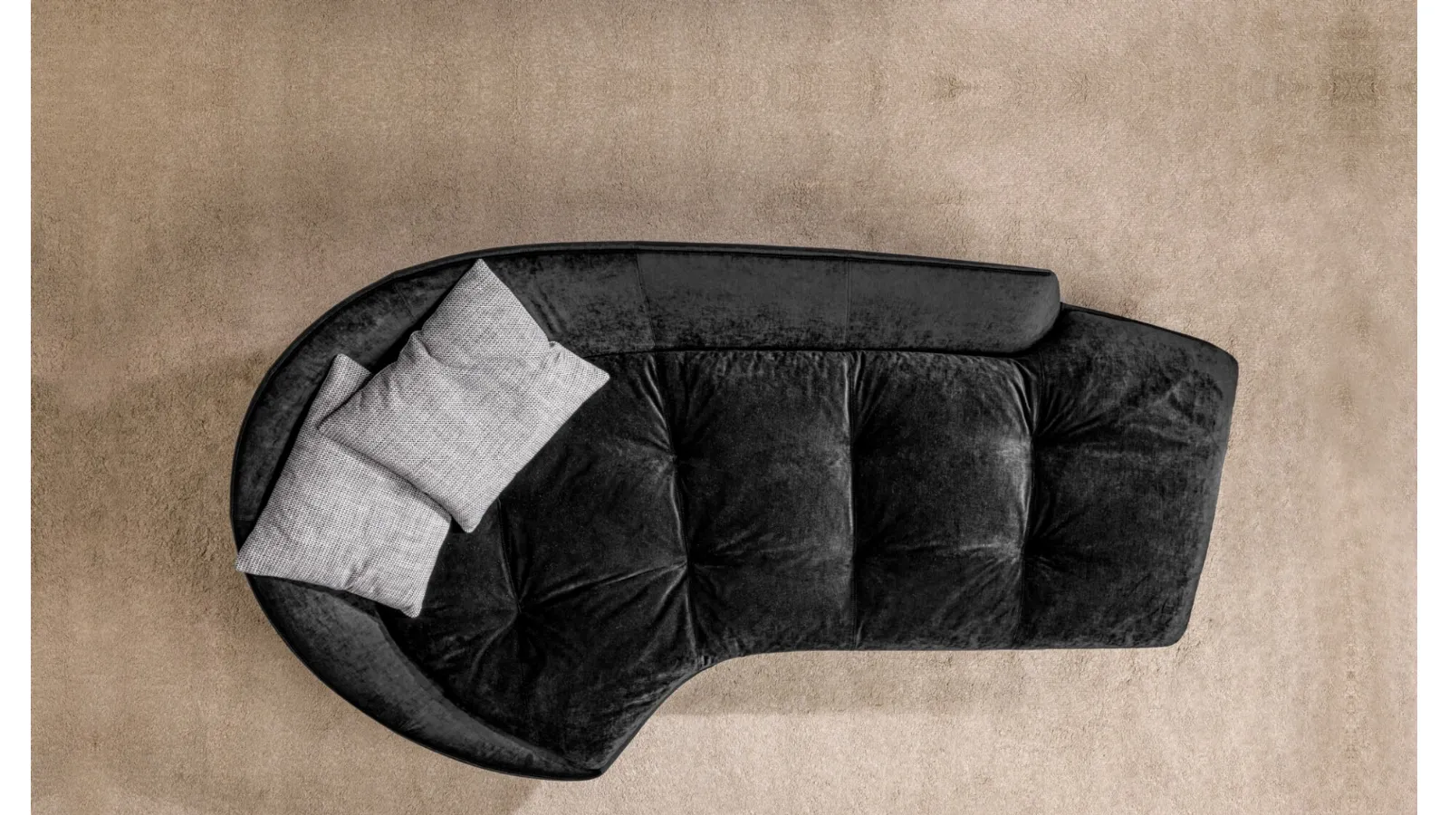 Boè fabric design sofa by Desirèe