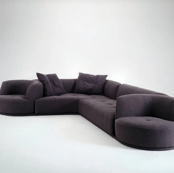 Corner sofa with swivel terminal Bordone by Alivar