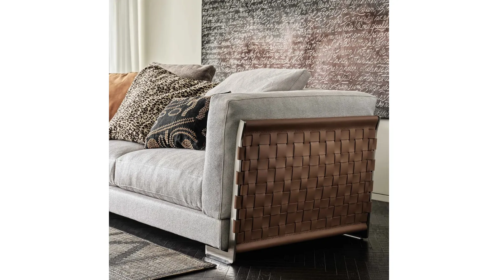 Flexform Cestone fabric corner sofa
