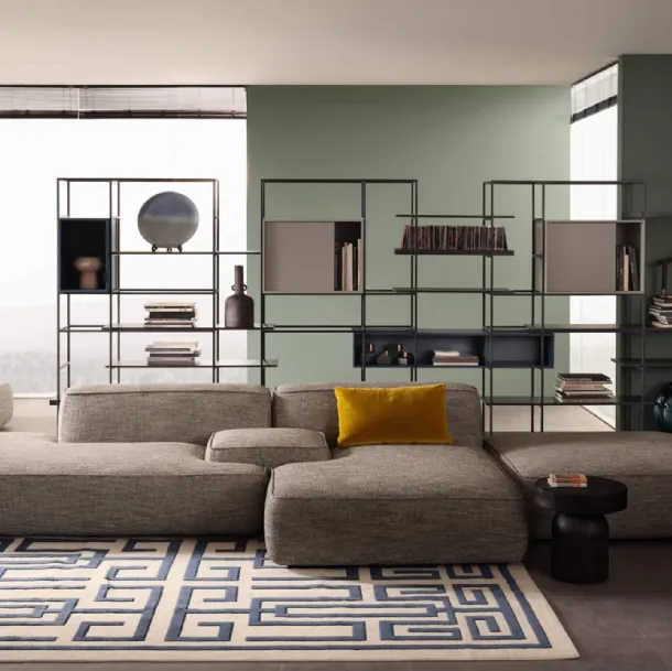 Cloud sofa with chaise by Lema