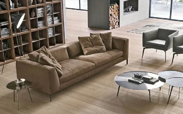 Alivar Cloud leather linear sofa