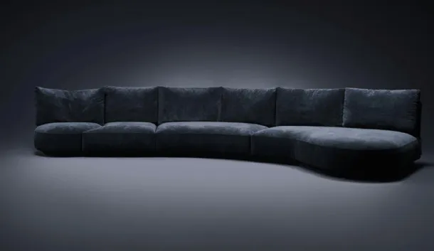 Sofa with chaise longue by Alivar