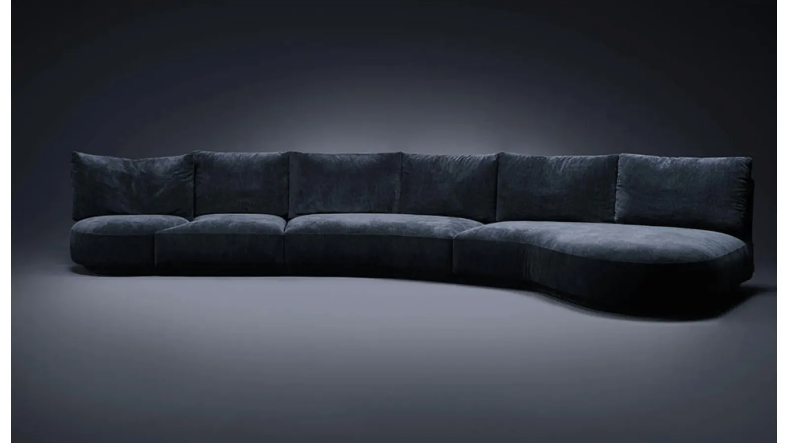 Sofa with chaise longue by Alivar