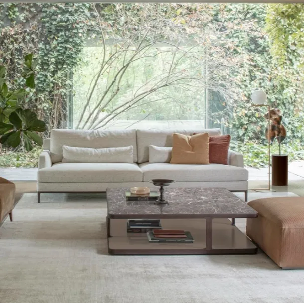 Edward fabric linear sofa by Alivar