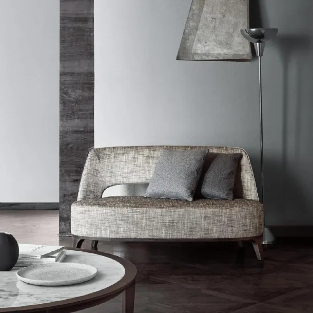 Compact-sized linear sofa Ermione by Flexform