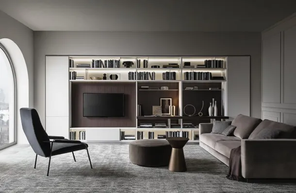Evans linear sofa in Giellesse fabric