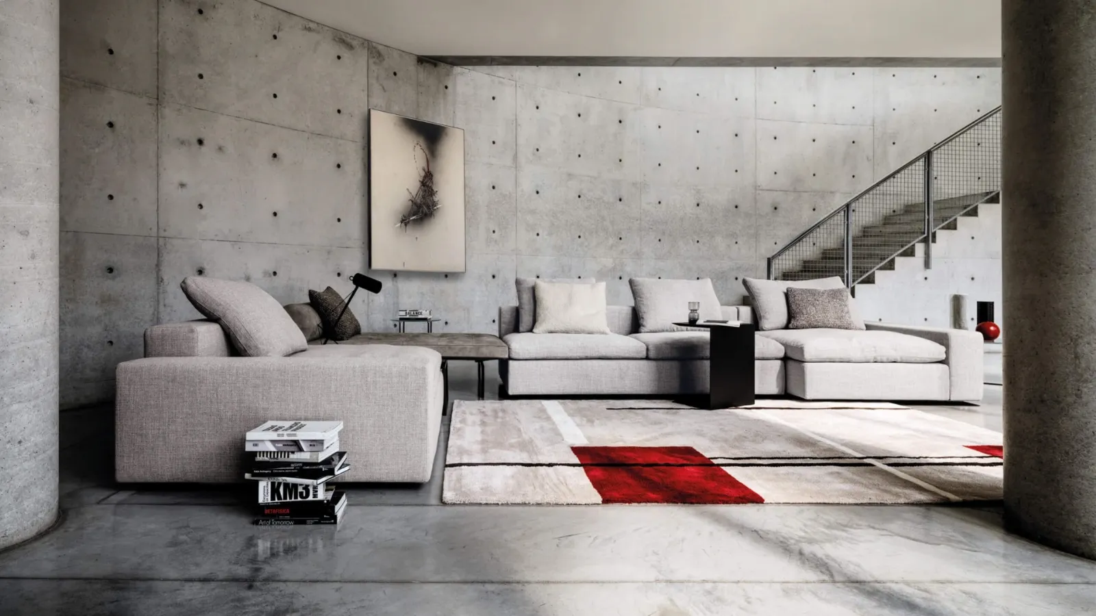 Kubic corner sofa with chaise lounge by Desirèe