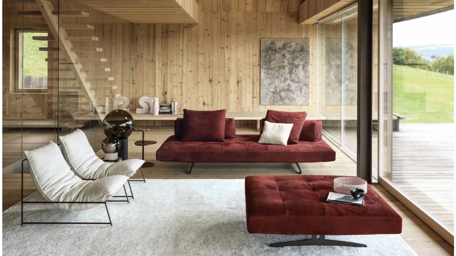 Lovely Day linear sofa by Desirèe