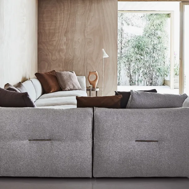 Newbridge fabric corner sofa by Flexform