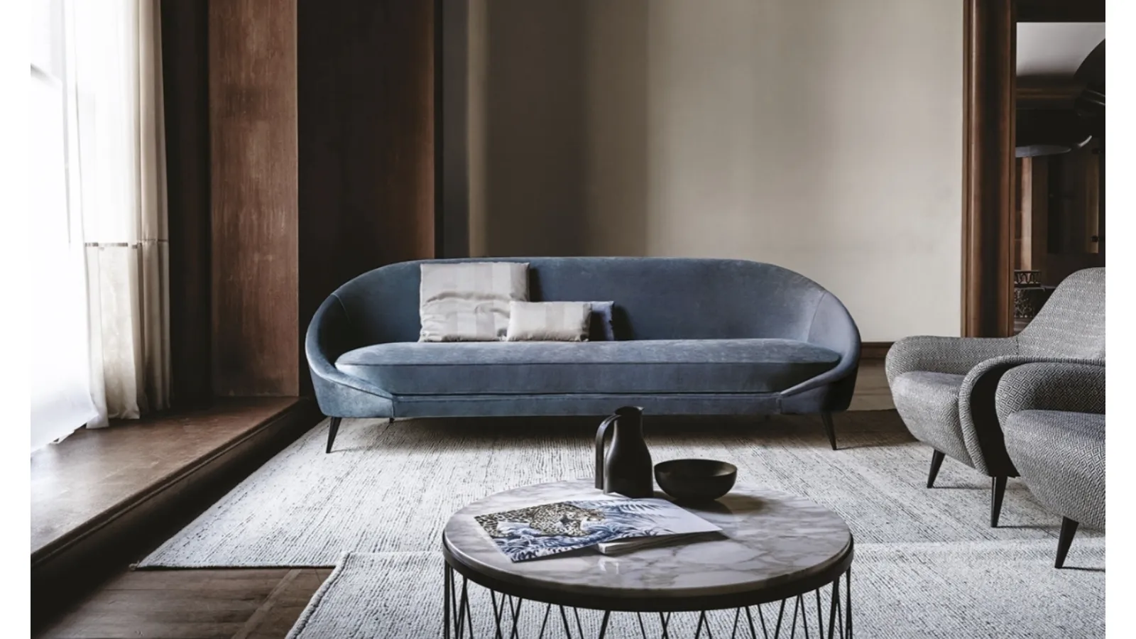 Nido Linear Sofa by Vibieffe
