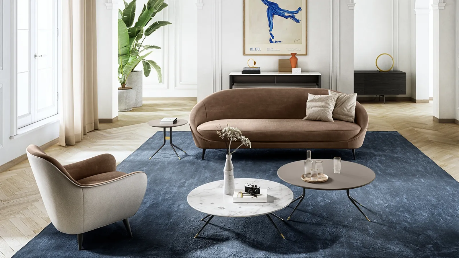 Nido Linear Sofa by Vibieffe