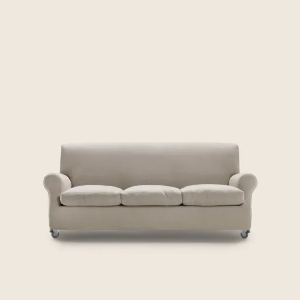 Nonnamaria linear sofa with wheels by Flexform