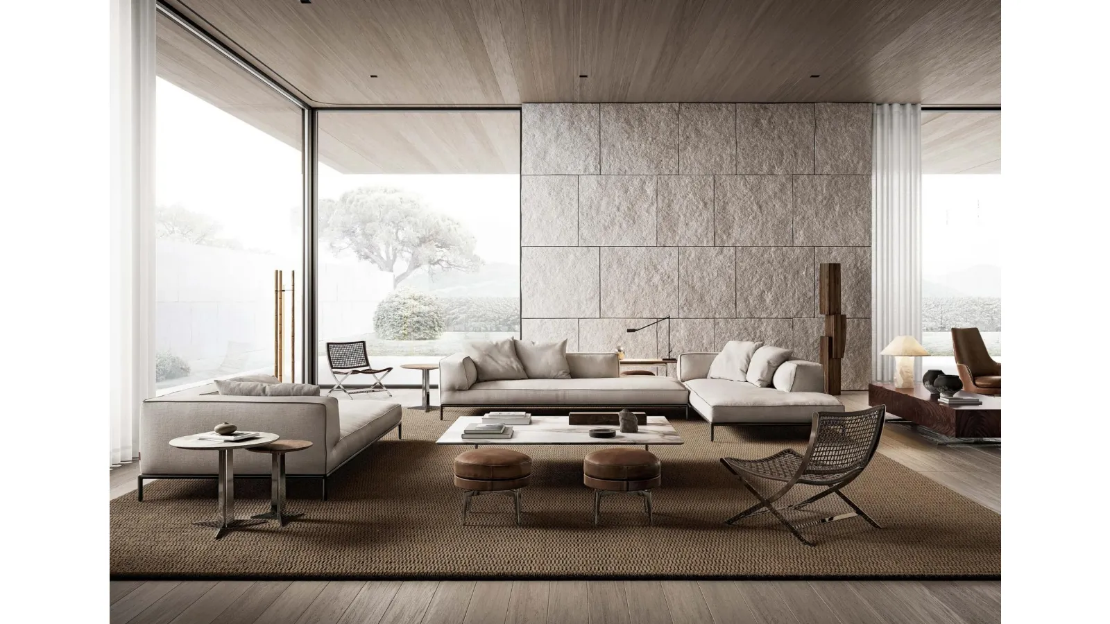 Perry Up Corner Sofa by Flexform