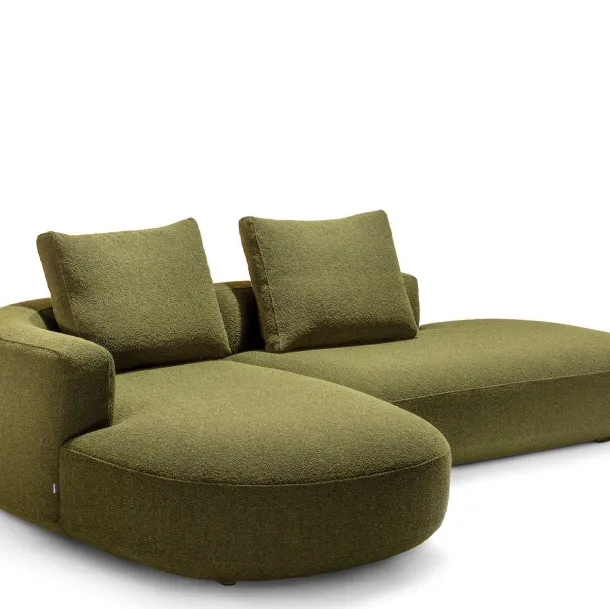 Sofa with chaise lounge Pianoalto+ / Pianoalto+ 96 by Zanotta