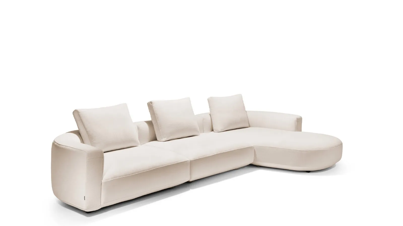 Sofa with chaise lounge Pianoalto+ / Pianoalto+ 96 by Zanotta