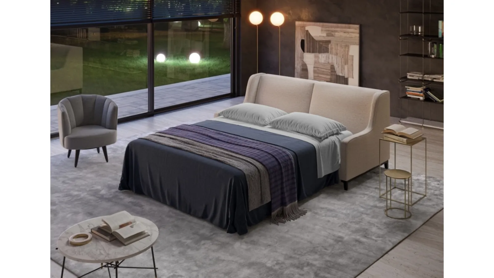 Vibieffe Queen Sofa Bed