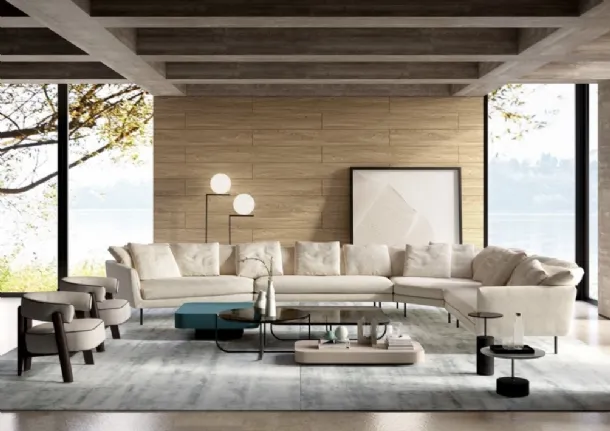 Re Feel corner sofa by Vibieffe