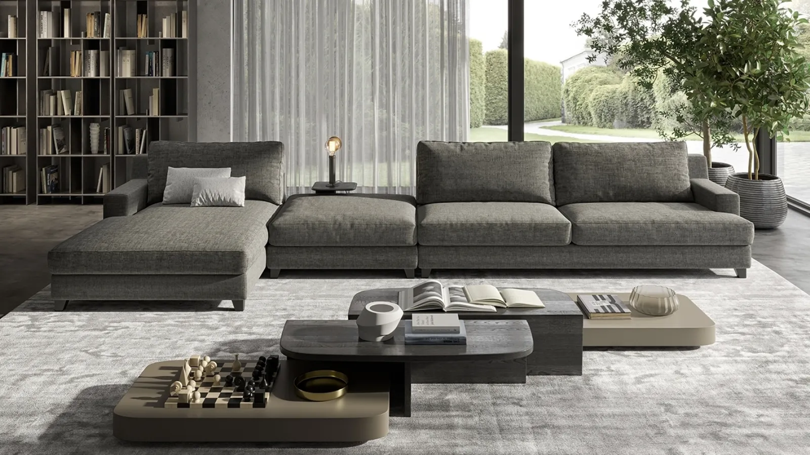 Vibieffe Timeless Sofa with Chaise