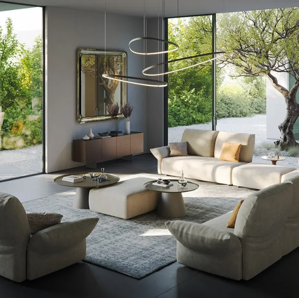 Sinatra corner sofa by Cattelan Italia