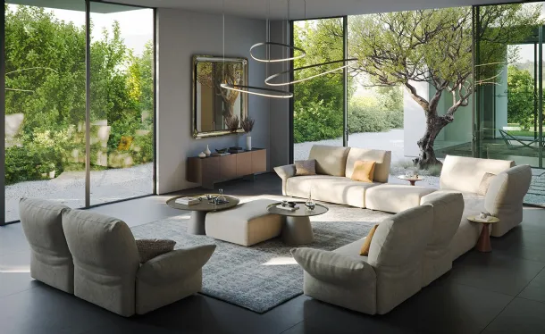 Sinatra corner sofa by Cattelan Italia