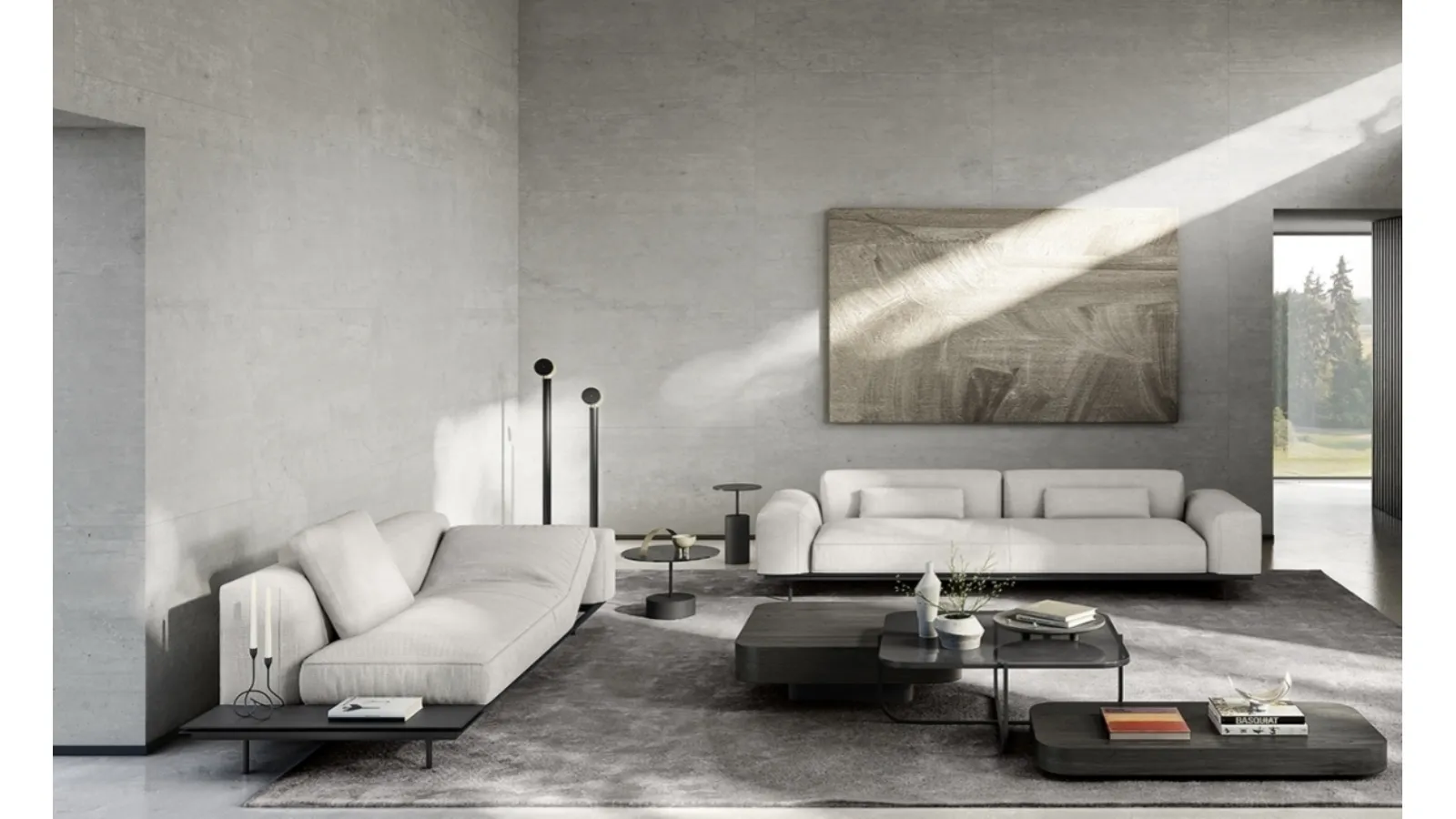 Sit Up linear sofa by Vibieffe