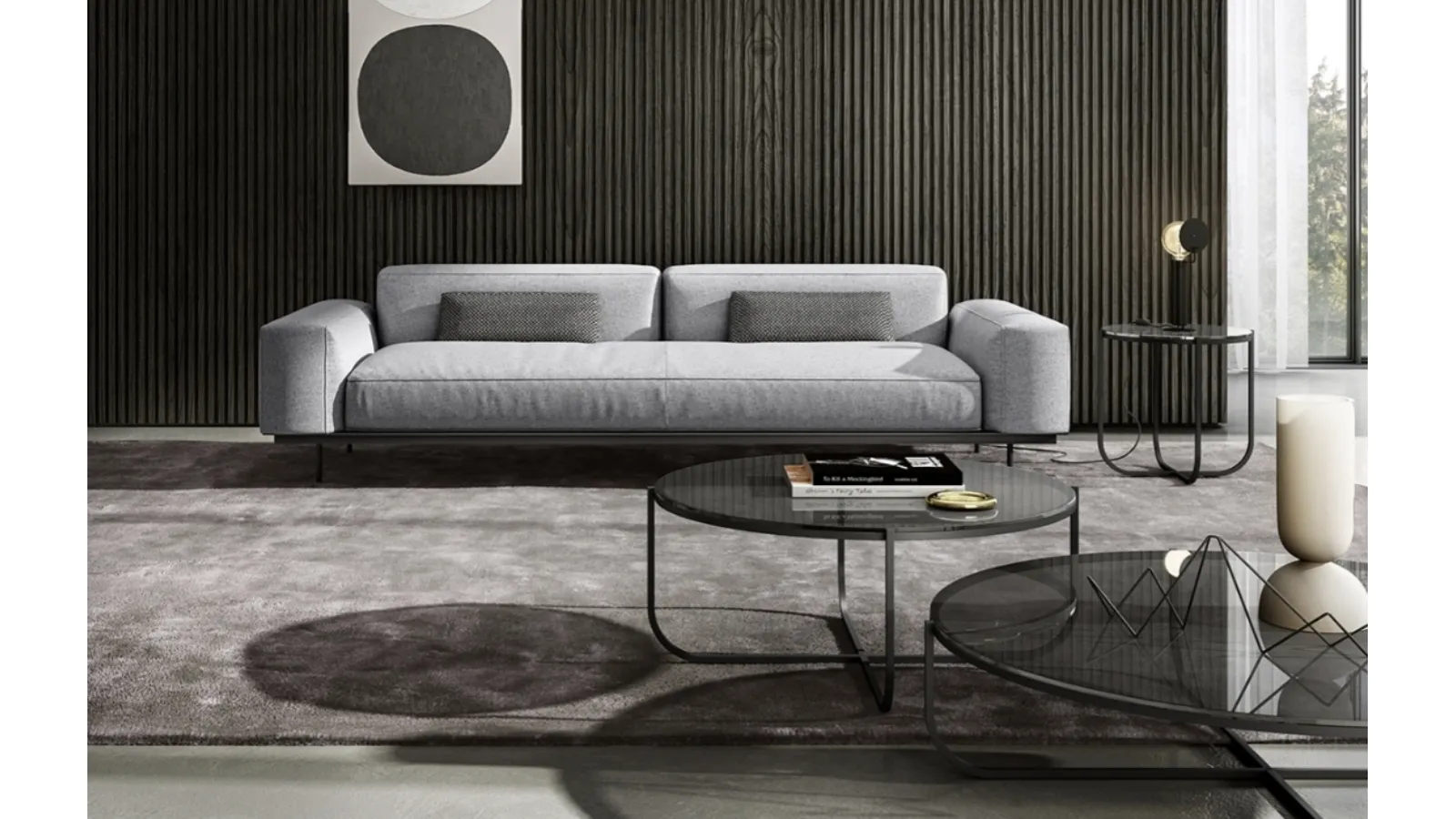 Sit Up linear sofa by Vibieffe