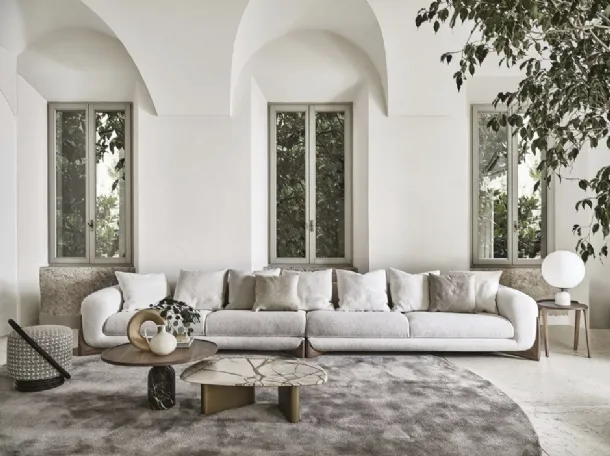 Softbay linear sofa by Porada