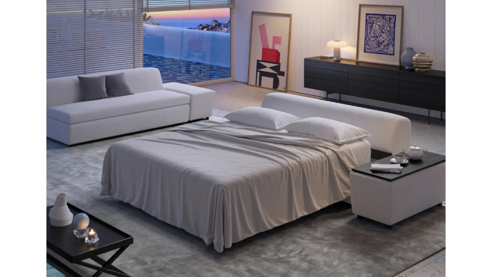 Tank Sofa Bed by Vibieffe