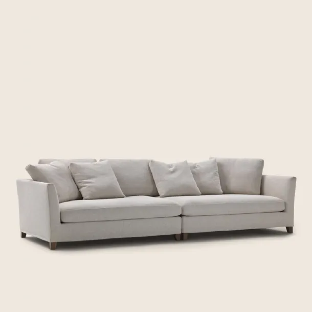 Victor Large linear sofa by Flexform
