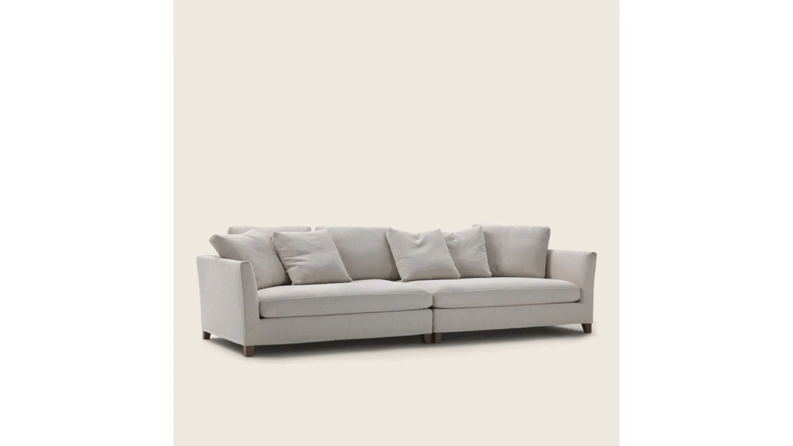 Victor Large linear sofa by Flexform