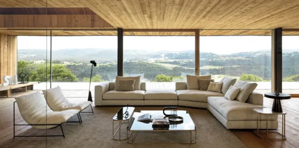 Von fabric corner sofa by Desirèe