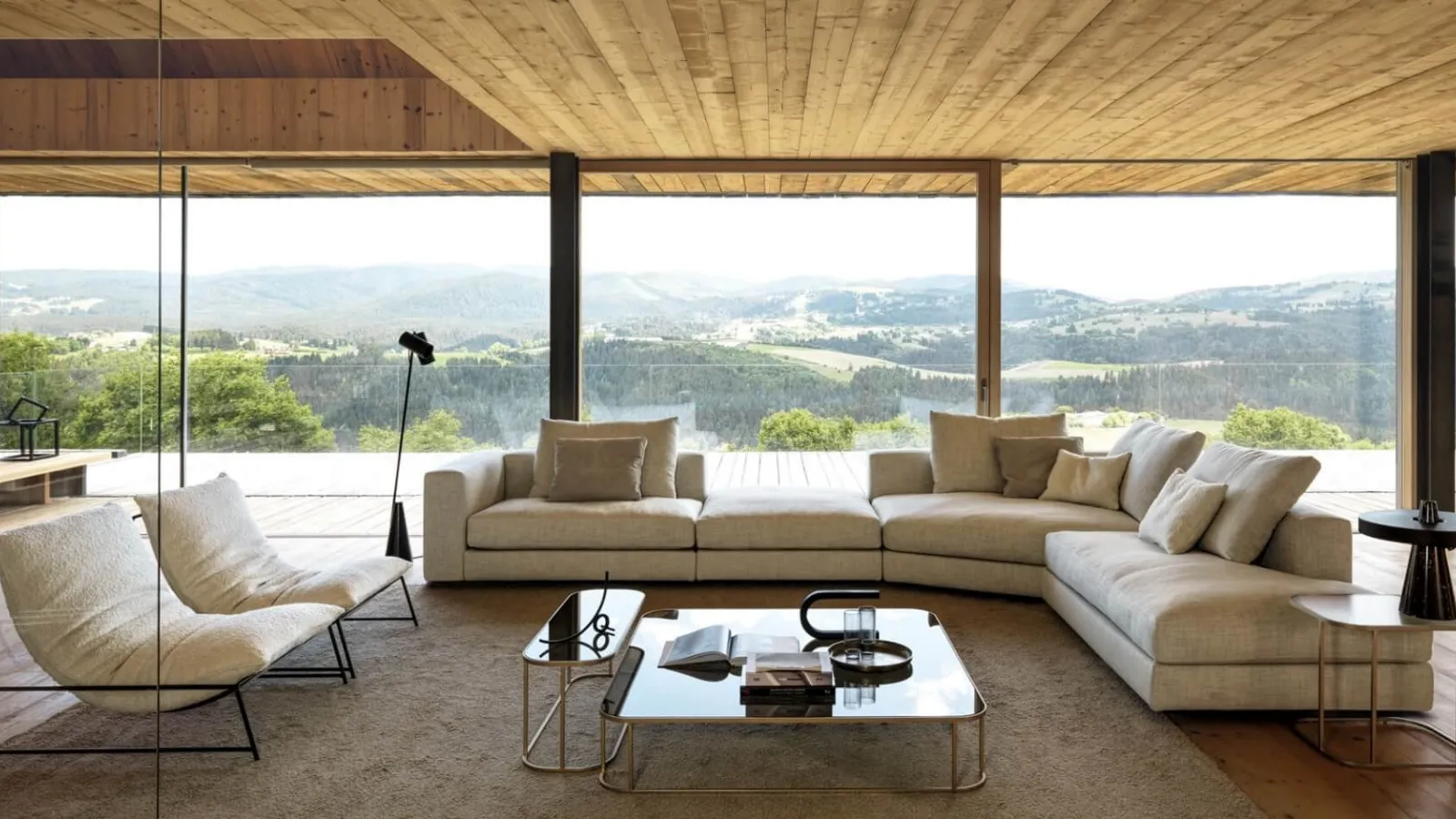Von fabric corner sofa by Desirèe