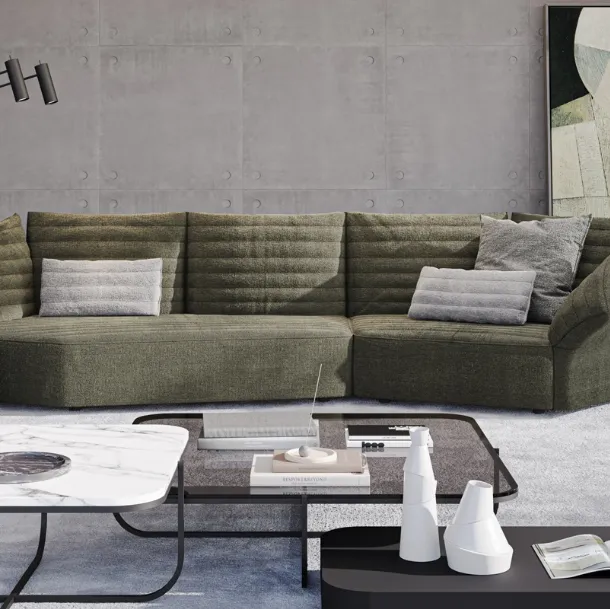 Waves living room in Vibieffe fabric