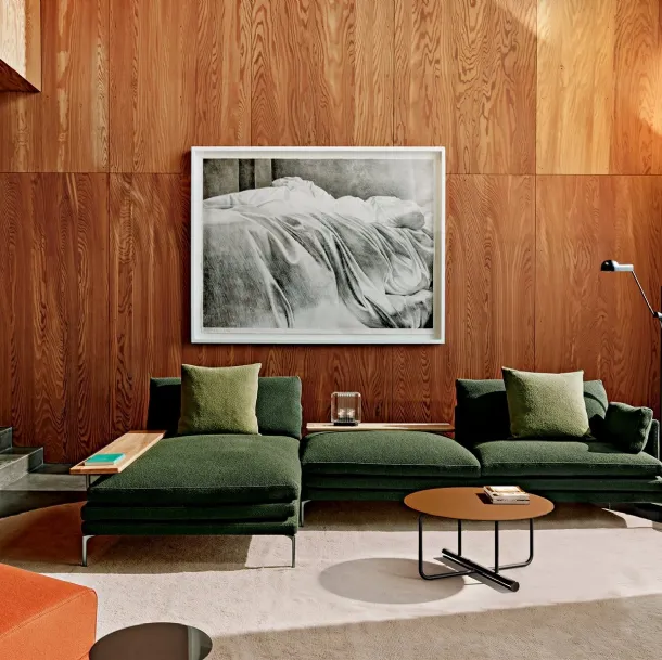 William sofa with chaise longue by Zanotta