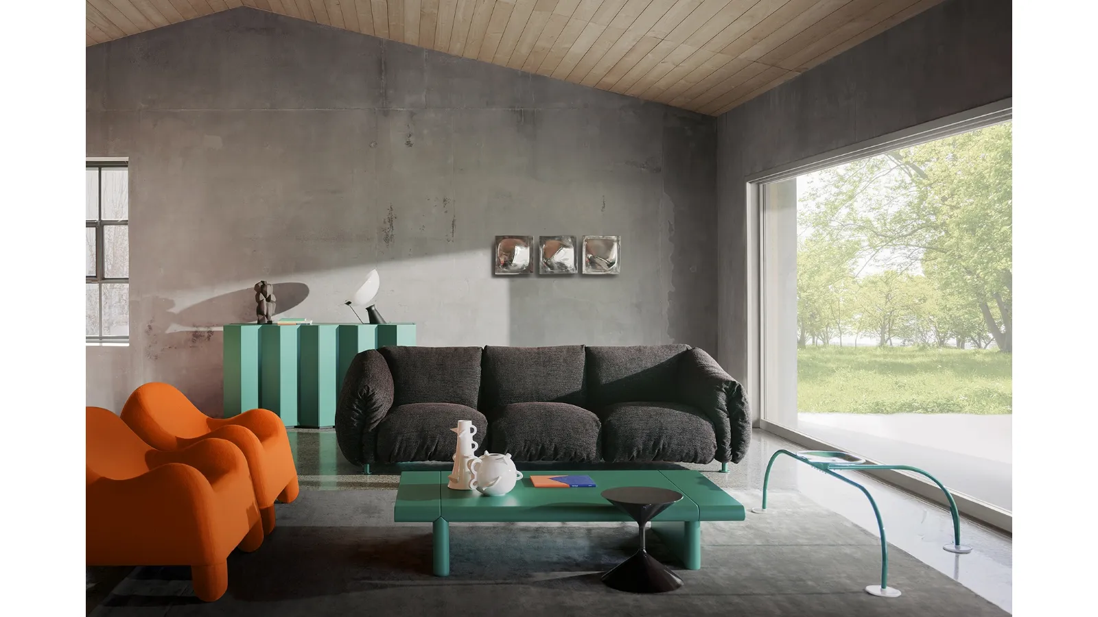 Za:Za Max Living Room by Zanotta