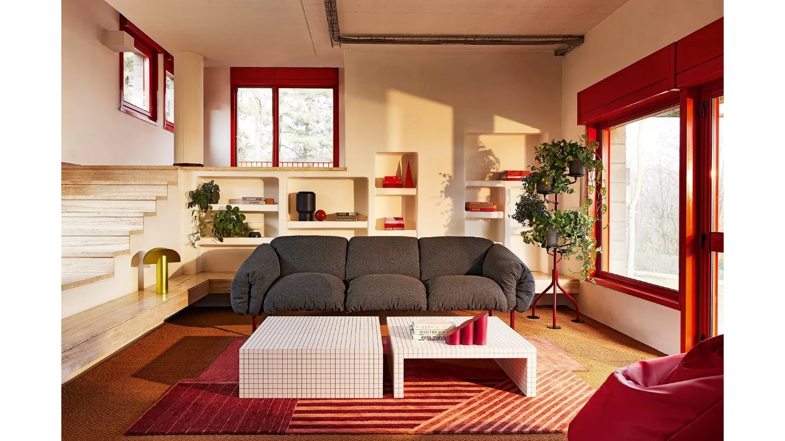 Za:Za linear sofa by Zanotta