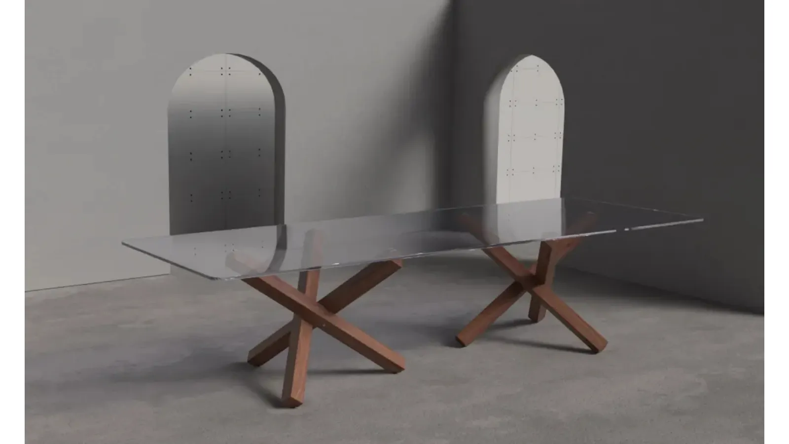 Aikido Table with two Sovet bases
