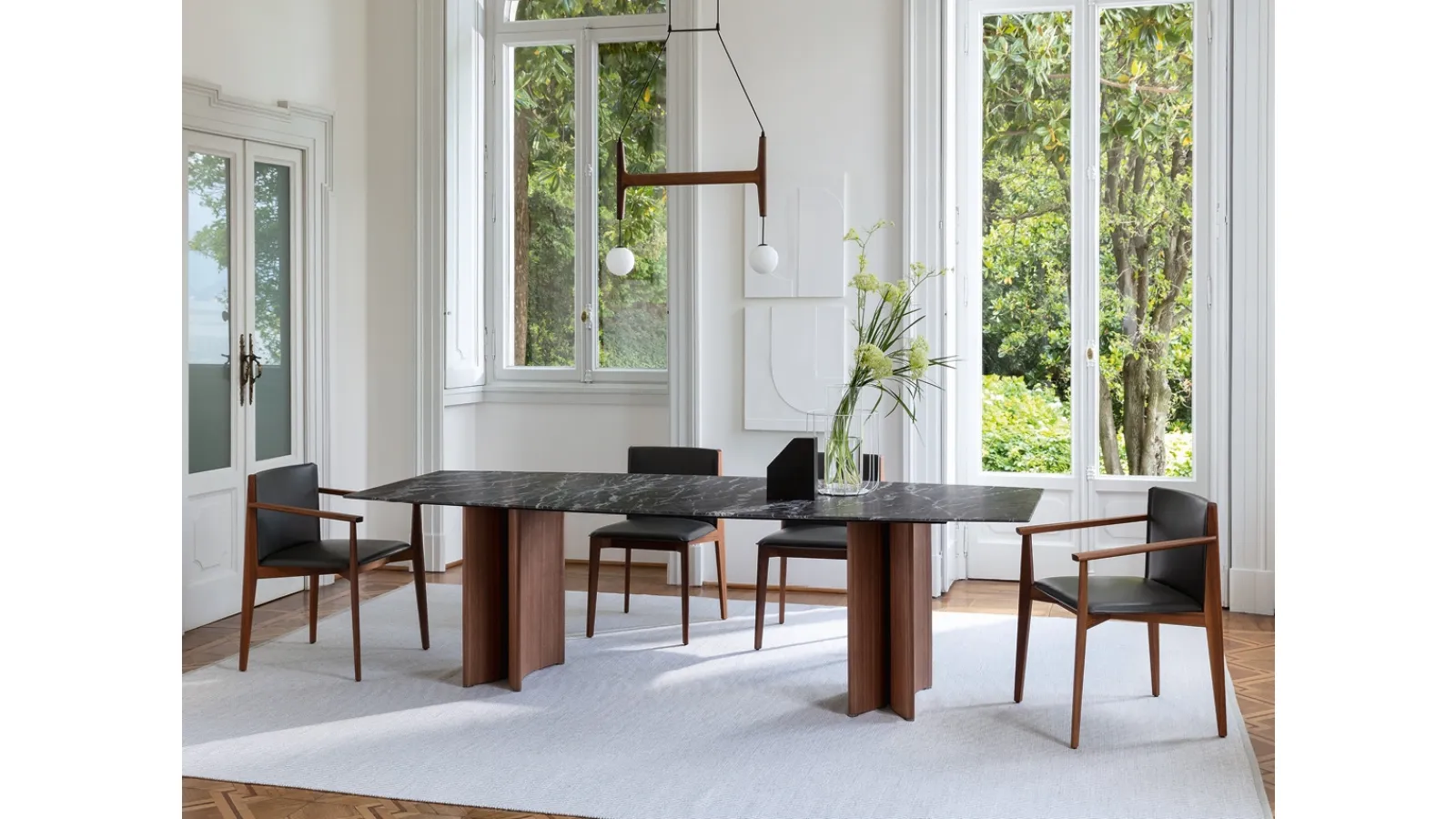 Alan marble top table by Porada