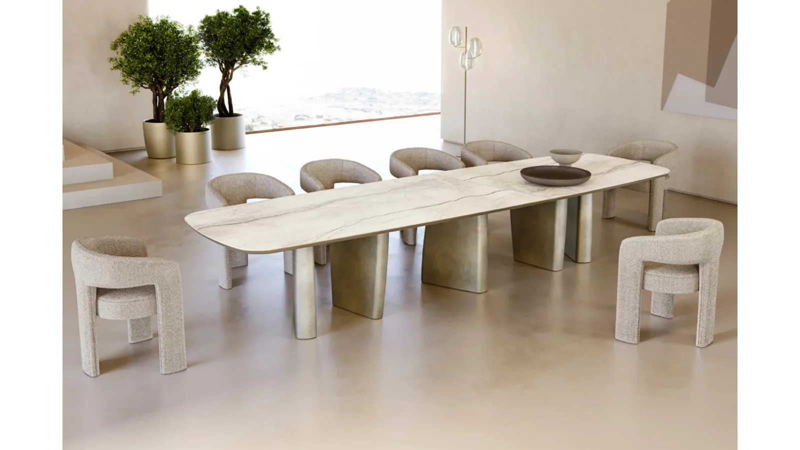 Albert XL Table with Eforma ceramic top