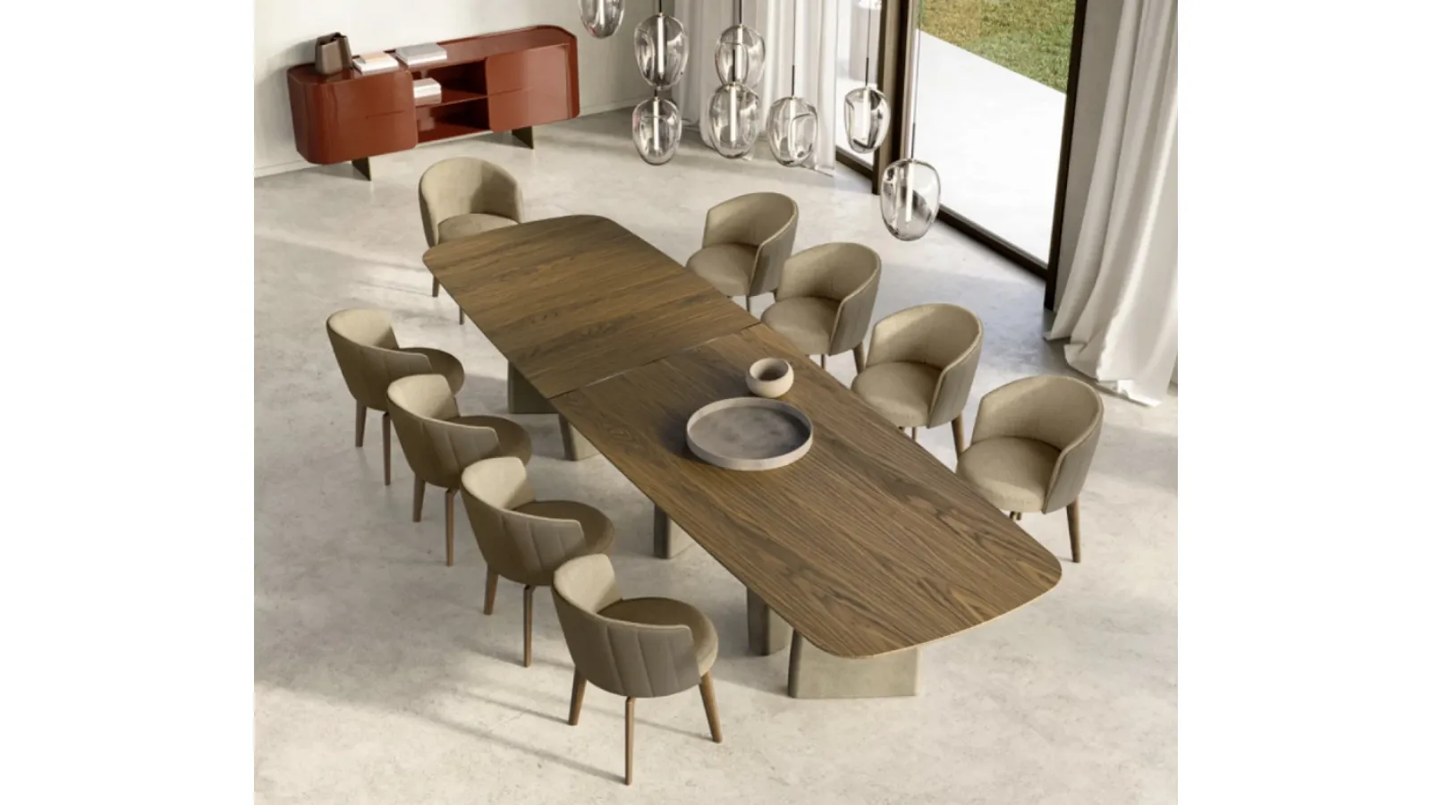 Albert XL Table with Eforma wood top