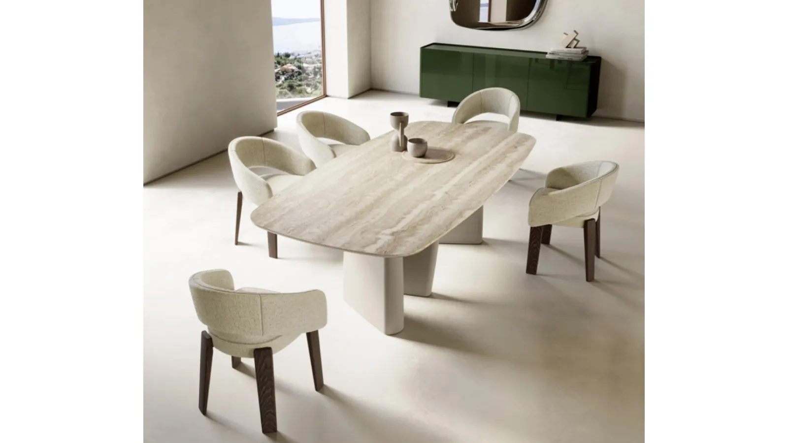 Albert Table with Eforma marble top