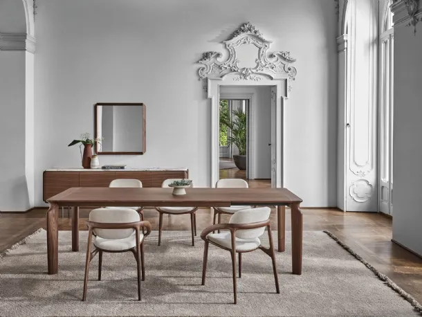 Amphora extendable table by Porada