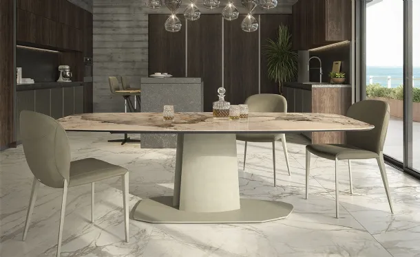 Cattelan Italia Aviator Keramik Lift height-adjustable table