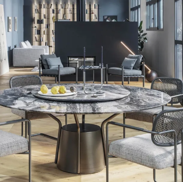 Table with Balloon marble top by Natevo