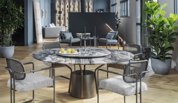 Table with Balloon marble top by Natevo
