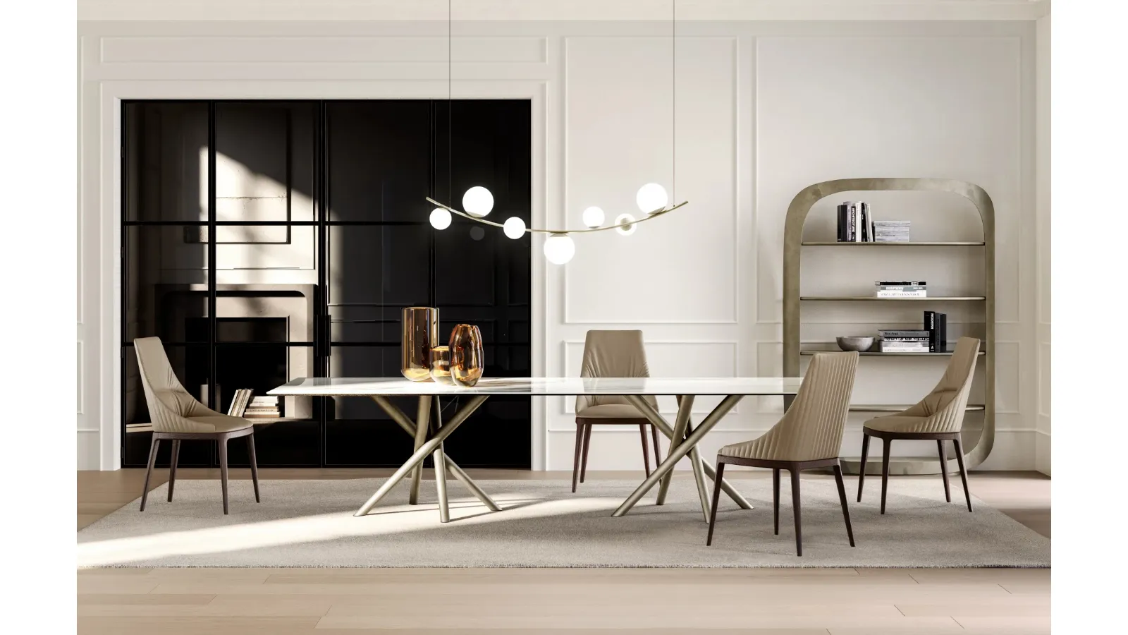 Baly Table with Eforma ceramic top