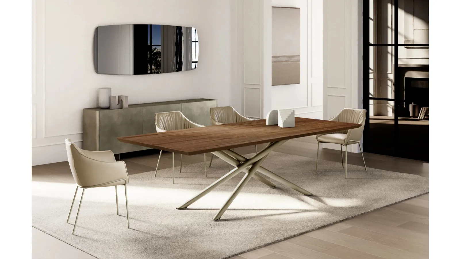Baly Table with Eforma wood top
